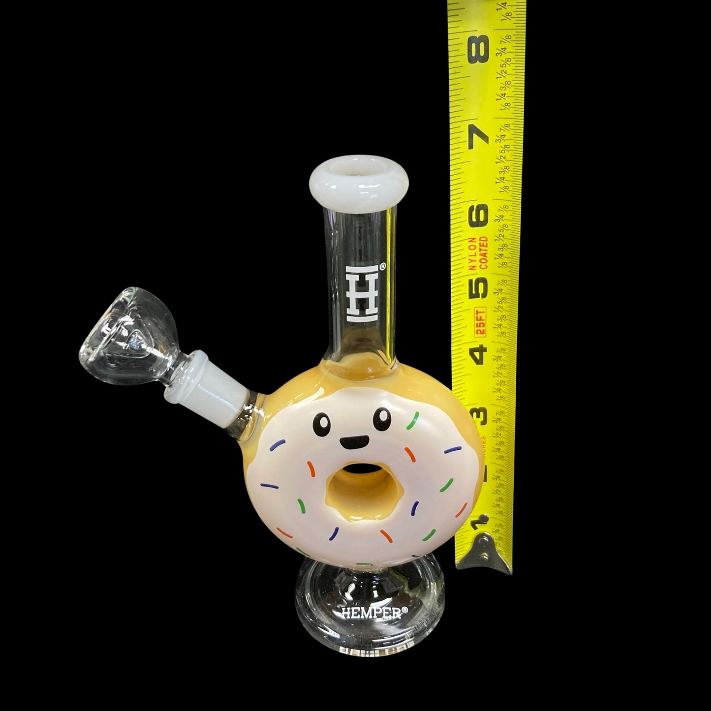 Donut glass water pipe