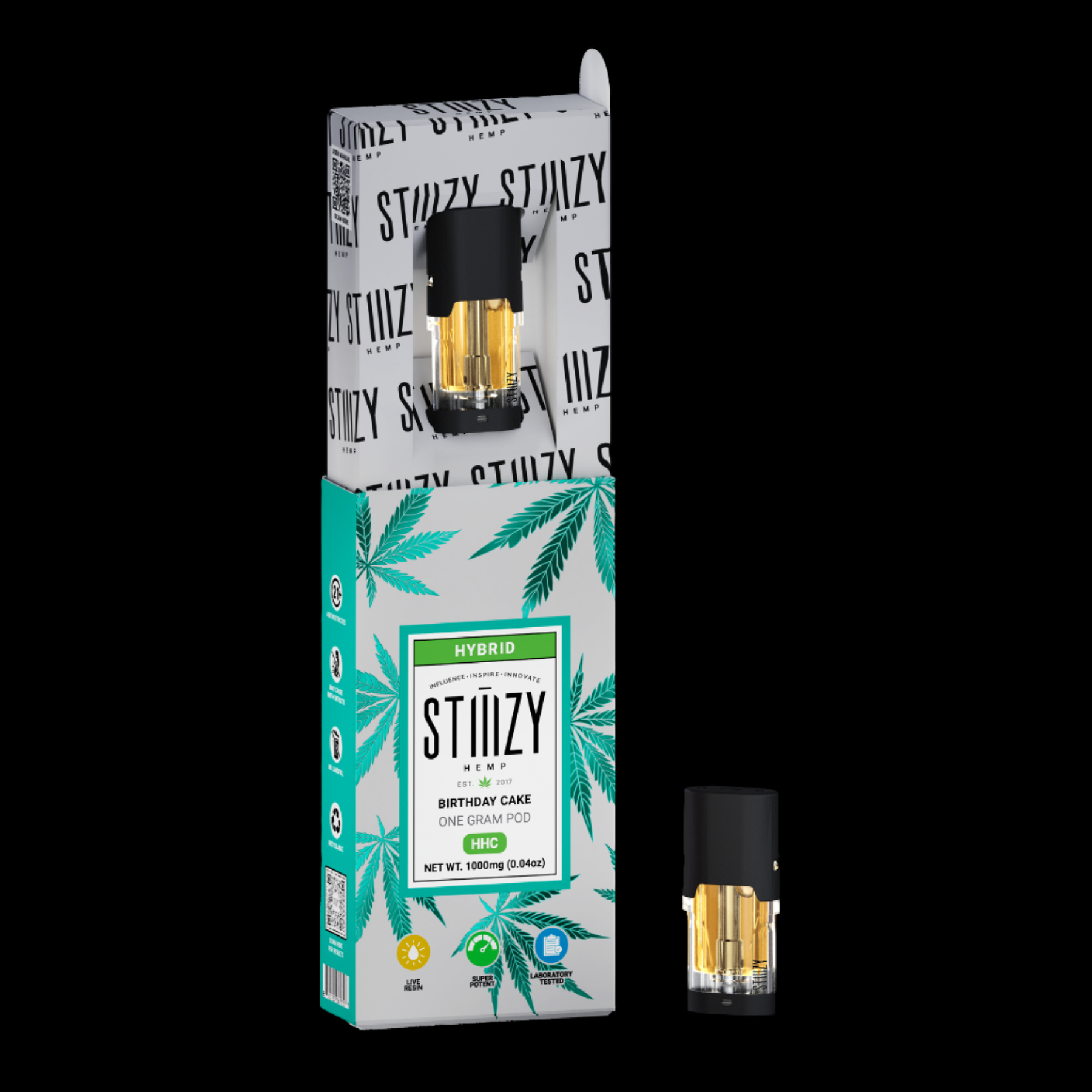 Stiiizy 1g Live Resin HHC Pod – High Times Supply