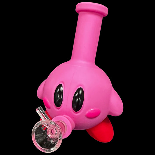 Cute Pink Anime Silicone Bong