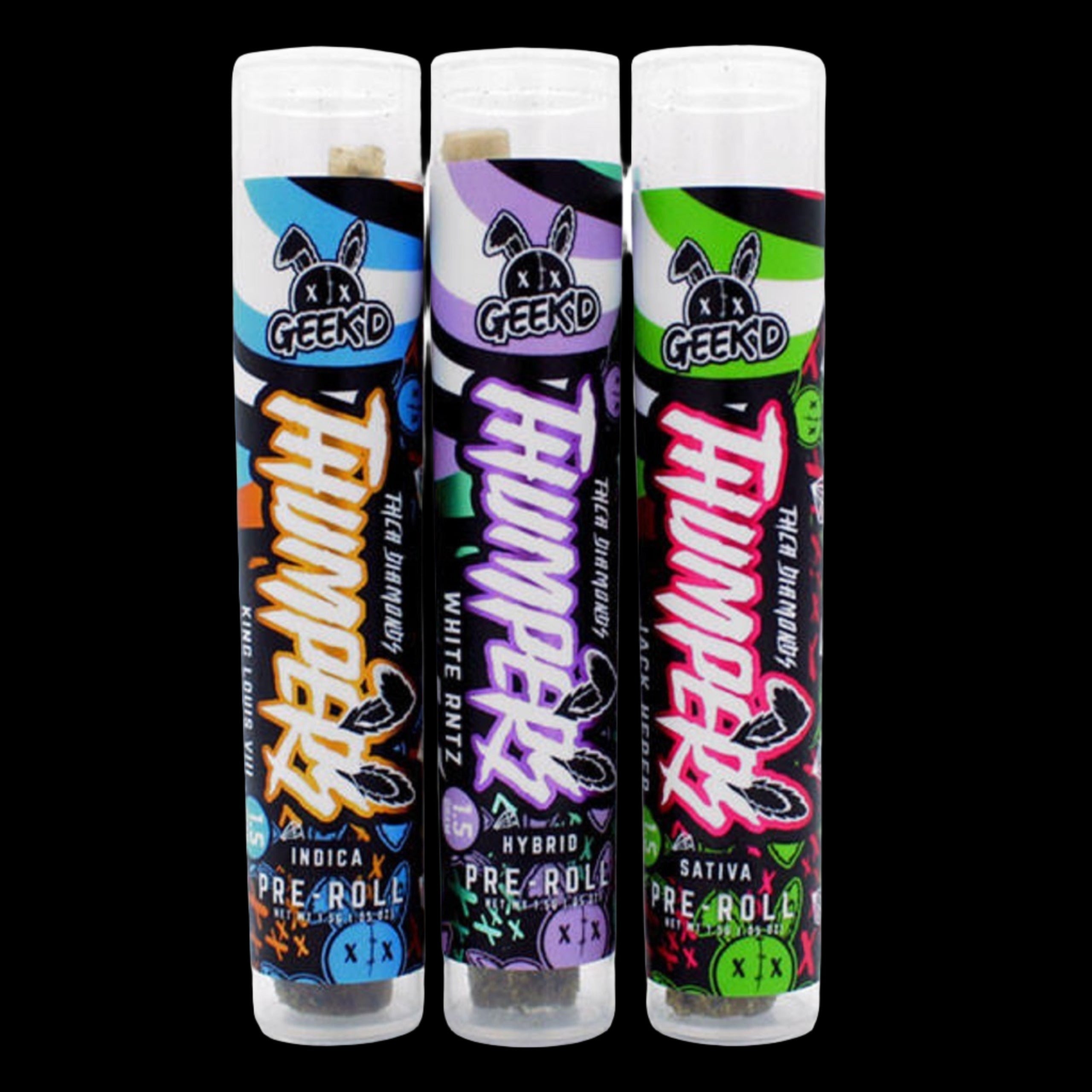 Geek’d Pre Rolls 1.5gram THCA – High Times Supply