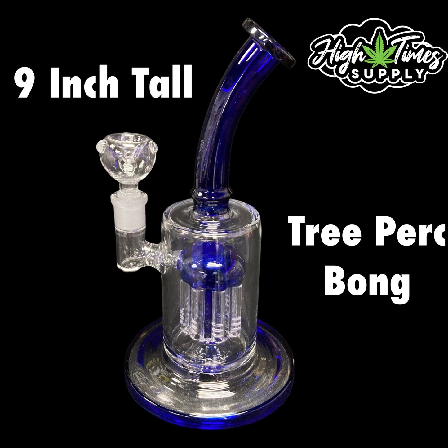 9 inch Ice Tree Perc Bong