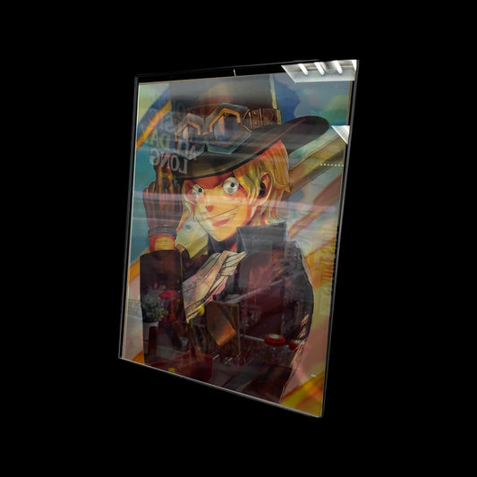 One piece  holographic poster