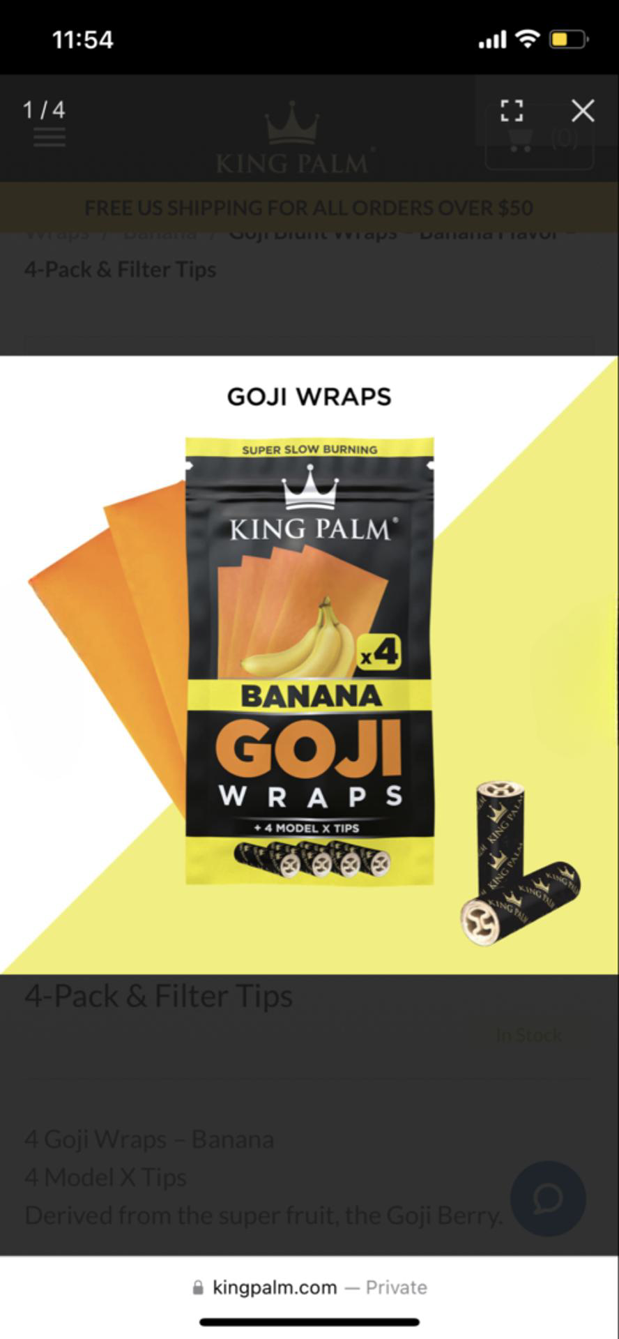 King Palm Goji Wraps + tips