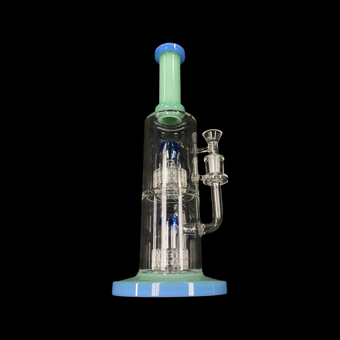Glass water pipe bong 12in matrix Perc