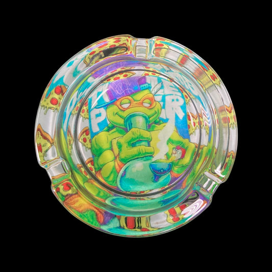 Glass Ashtray Turtle