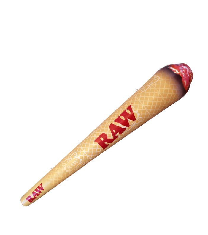 Raw inflatable cone