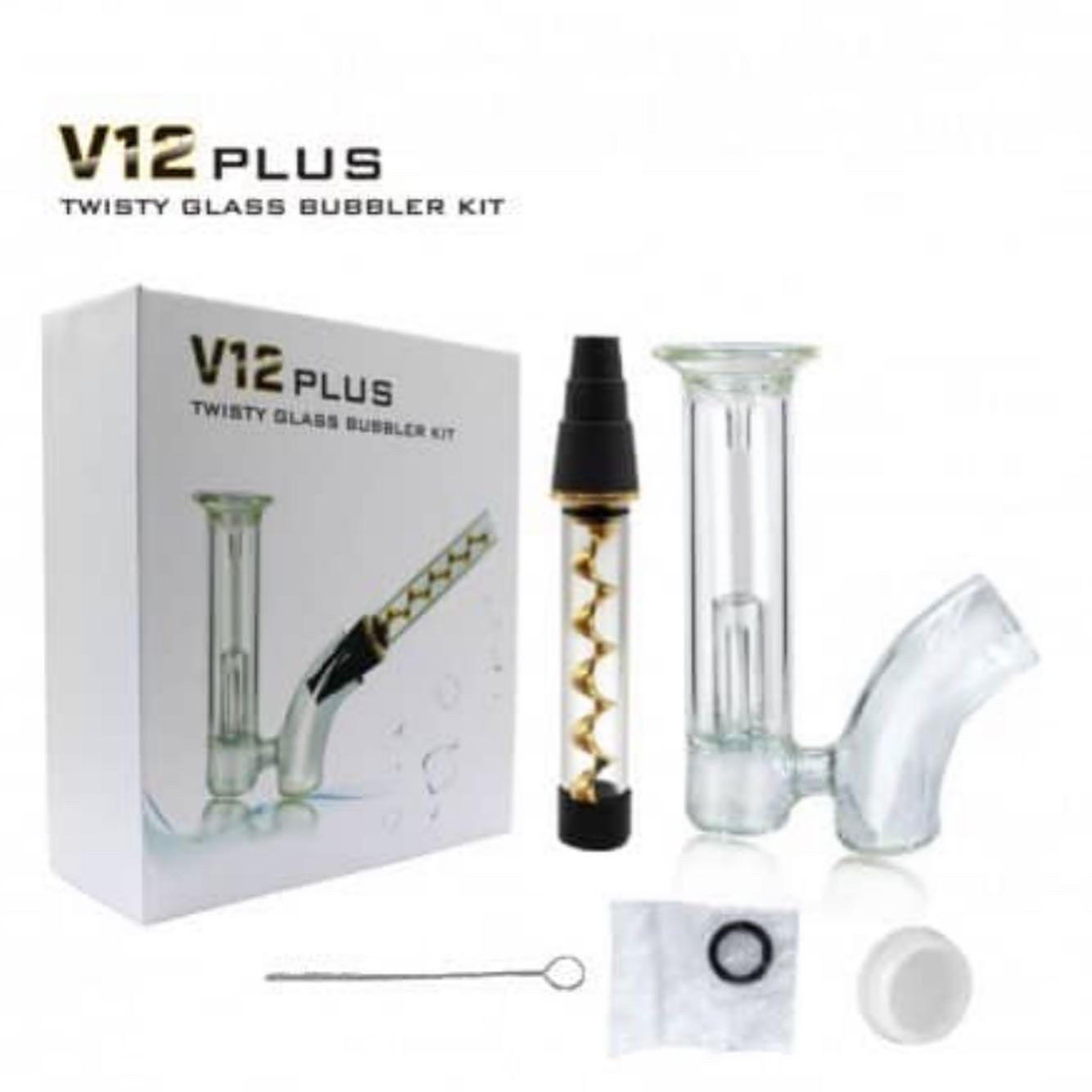 V12 Glass Blunt Bubbler Kit