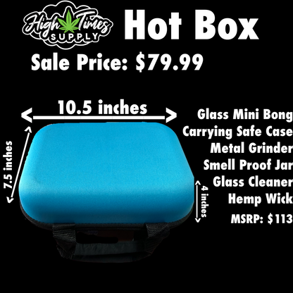 Hot Box. Mini Bong Gift Set