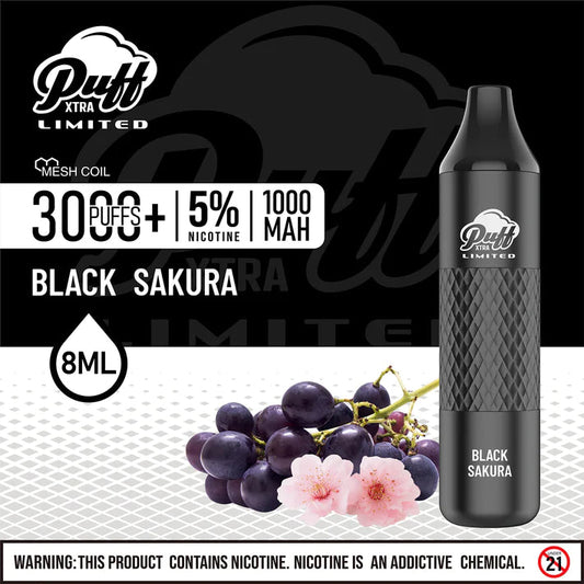 Puff Xtra Black Sakura