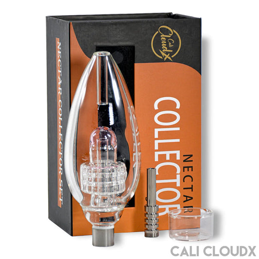 Matrix Shower Head Perc. Oval Nectar Collector w/ Screw Nail By Cali Cloudx