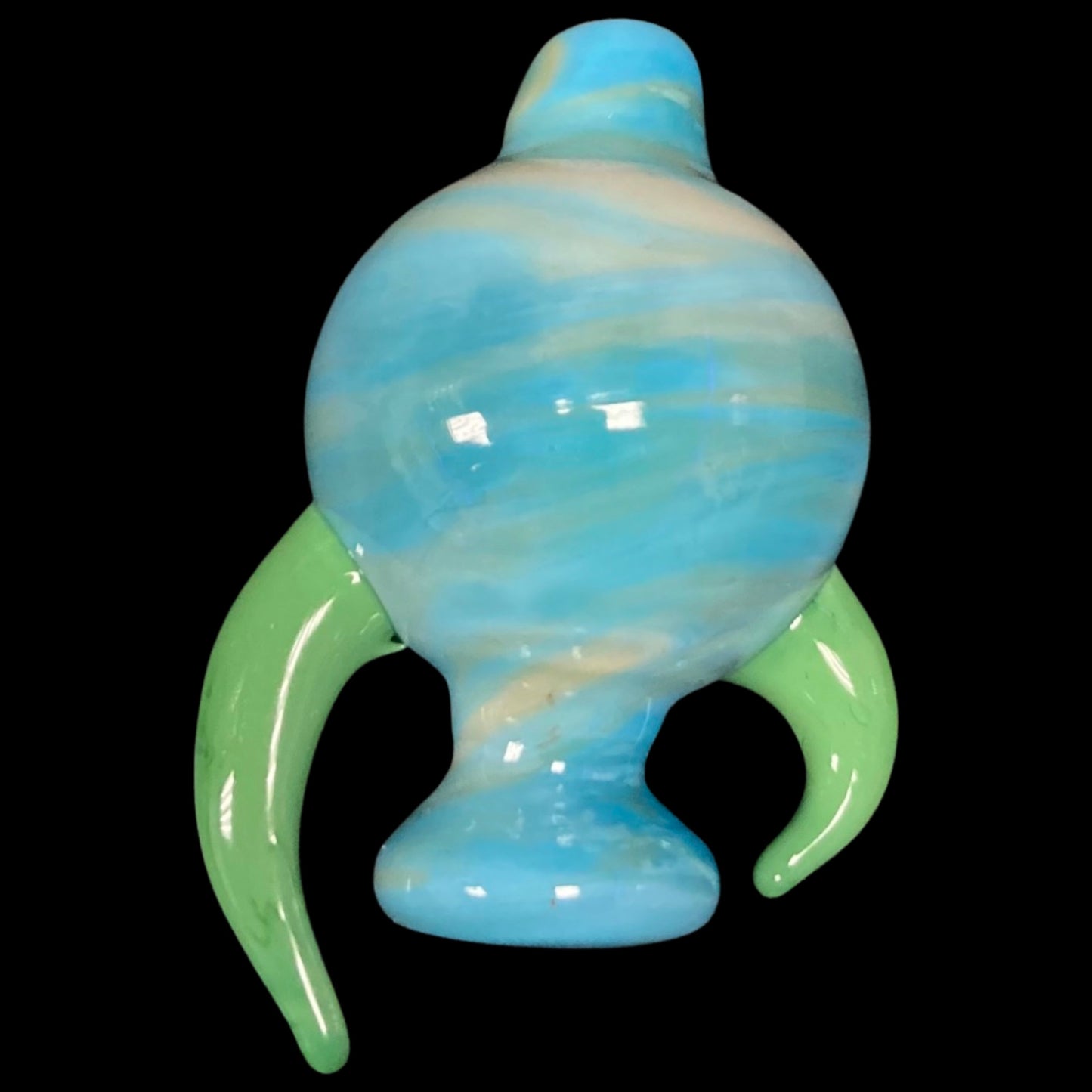 Horned Neptune Glass Carb Cap