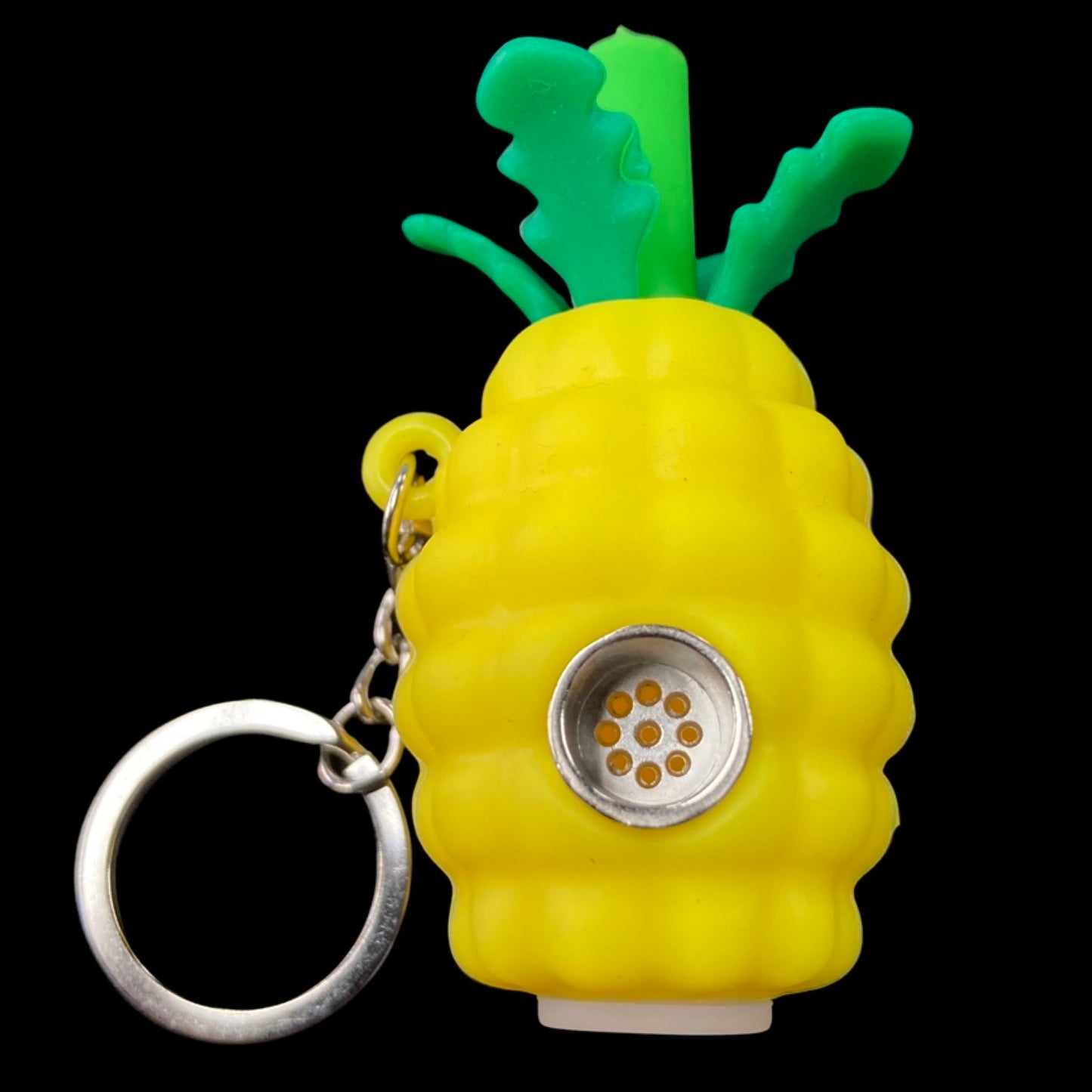 Keychain Silicone Pineapple pipe