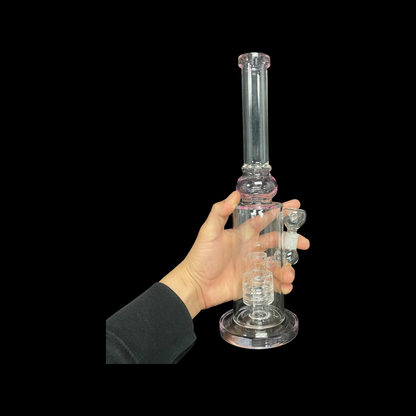 Glass Infuser Bong with perk 12in yes