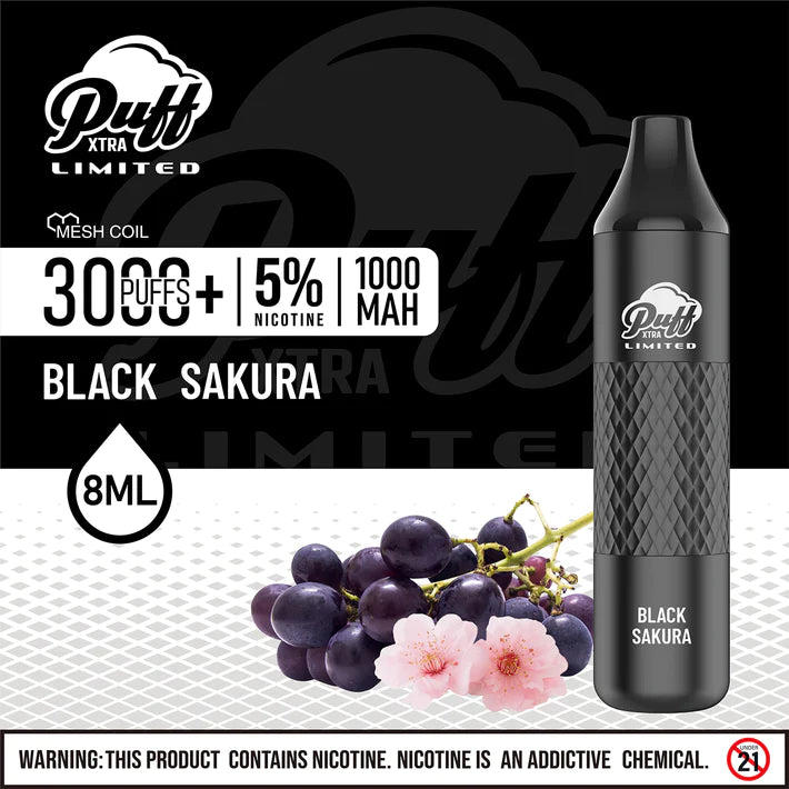 Puff Xtra Limited Vape Disposable