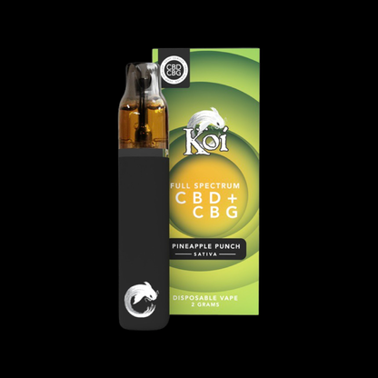 Koi Full Spectrum CBD + CBG Disposable Vape Bar (2 Gram)